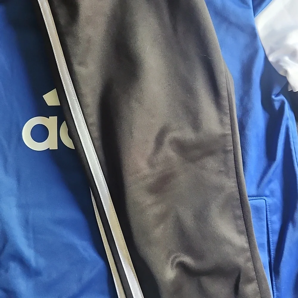 Adidas Blue and Black Track Suit - Picture 4 of 7